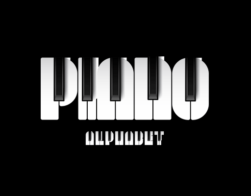 卡通键盘图案音乐键盘图案男装印花素材卡通英文字母