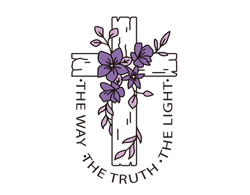 十字架图案花朵图案植物图案女装印花素材手绘植物图案