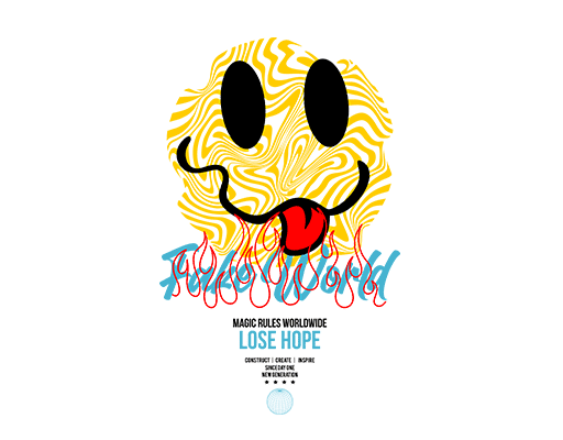 微笑表情图案手绘表情火焰图案男装印花素材手绘卡通图案T恤卫衣印花素材