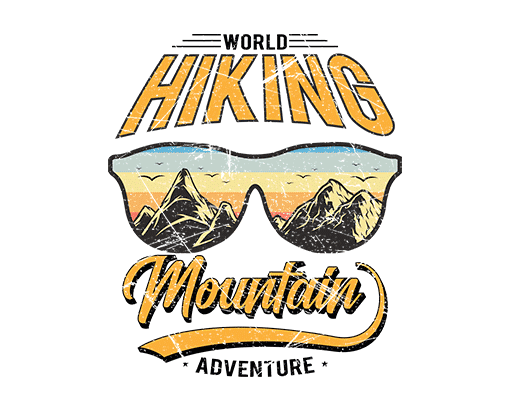 卡通眼镜图案破碎英文字母图案男装印花素材飘逸英文字母山峰