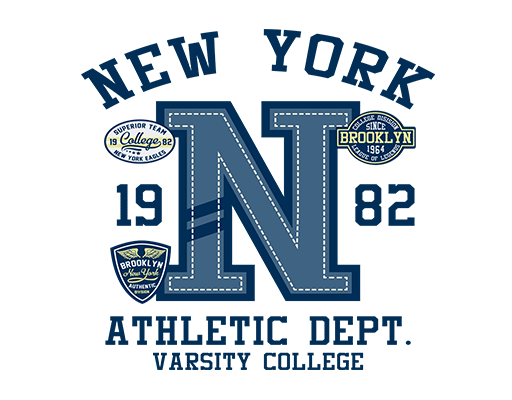 卡通英文字母图案徽章图案绣花章图案大写字母N男装文字印花素材数字字母图案