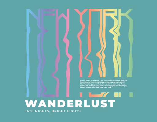 卡通英文字母变形英文字母彩色英文字母男装印花素材