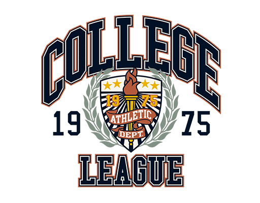 卡通英文字图案徽章图案男装印花素材变形英文字母火炬图案麦穗数字字母图案