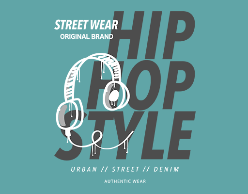 卡通英文字母图案卡通耳机图案手绘耳机卡通英文字母男装印花素材