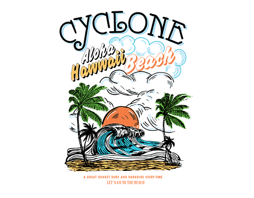 卡通海浪图案手写英文字母图案立体英文字母卡通椰子树图案卡通太阳图案海洋图案