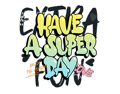 彩色英文字母图案卡通英文字母手写英文字母涂鸦英文字母男装文字印花素材