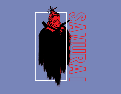 人物剪影图案卡通男孩图案卡通英文字母图案手绘英文字母武士图案