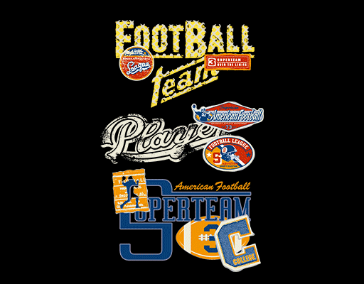 破碎英文字母图案卡通徽章图案绣花章图案男装印花素材卡通文字图案数字字母图案