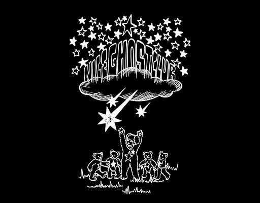 手绘卡通人物卡通云朵图案卡通五角星图案男装印花素材卡通小熊手绘小熊