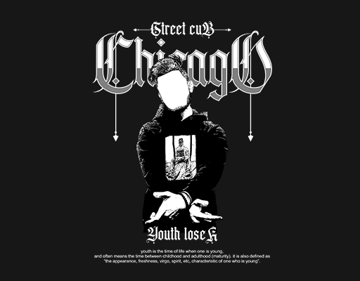 卡通男人头像复古男孩复古英文字母手绘男孩男装印花素材酷酷男孩