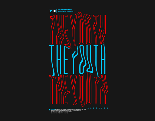 变形英文字母彩色英文字母男装文字印花波浪英文字母印花素材