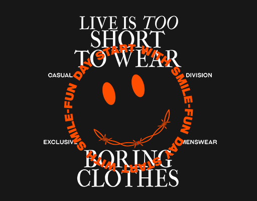 卡通表情图案卡通英文字母男装文字印花素材微笑表情图案表情英文字母