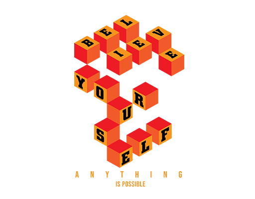 卡通方块图案彩色方块男装文字印花素材卡通英文字母图案立体方块