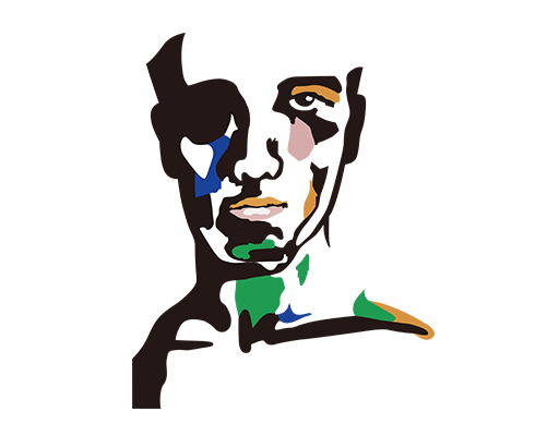 卡通人物头像卡通男人头像涂鸦男人头像品牌印花素材男孩头像男孩剪影图案