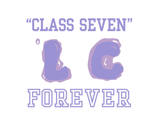 卡通英文字母手写英文字母涂鸦英文字母LC文字图案班服印花印花图案