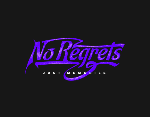 卡通英文字母图案手写英文字母男装文字印花素材紫色英文字母T恤卫衣图案