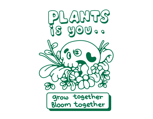 卡通英文字母图案手写英文字母卡通植物图案男装印花素材简笔卡通图案