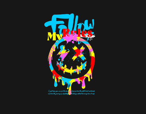 微笑表情图案卡通表情涂鸦表情手写英文字母图案男装卫衣印花图案卡通小怪兽