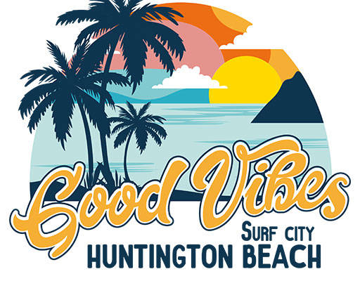 椰子树矢量剪影树木矢量海洋矢量夏日风景矢量