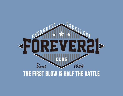 绣花图案FOREVER印花素材徽章图案男装印花素材T恤卫衣印花图案品牌图案