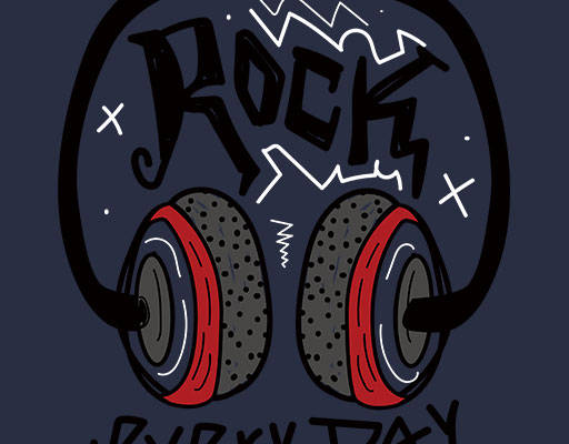 卡通耳机矢量手绘耳机英文字母矢量手写英文字母矢量