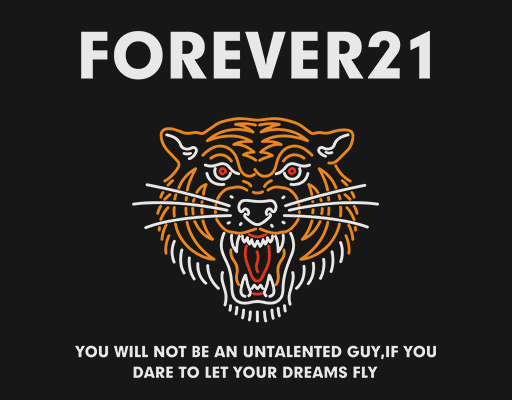 卡通老虎头像手绘老虎彩色老虎卡通英文字母图案男装绣花图案动物头像老虎线条