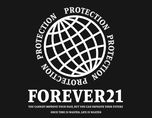 卡通球形图案forever英文字母图案男装印花素材男装卫衣印花图案卡通英文字母