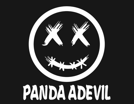 卡通表情图案手绘表情panda adevil英文字母男装印花素材微笑表情图案