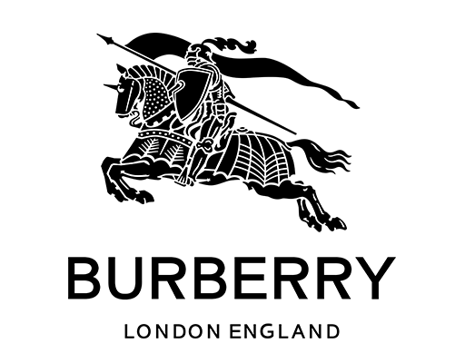 巴宝莉logo图案BURBERRY英文字母骑马人物图案复古人物印花素材巴宝莉标志图案