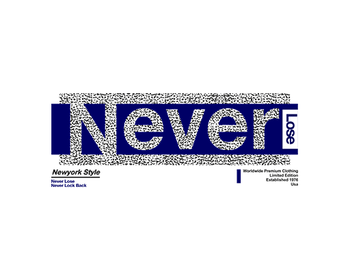 卡通英文字母图案马赛克英文字母NEVER英文字母男装文字印花素材