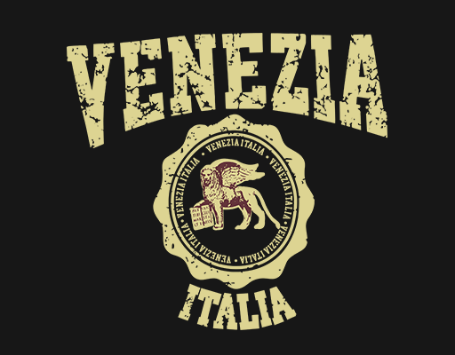 破碎英文字母图案VENEZIA英文字母徽章图案男装绣花图案男装卫衣印花素材