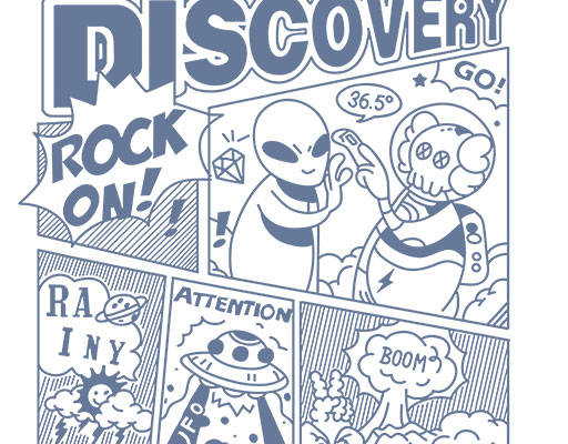 连环漫画图案卡通图案手绘卡通动物英文字母线条图案外星人