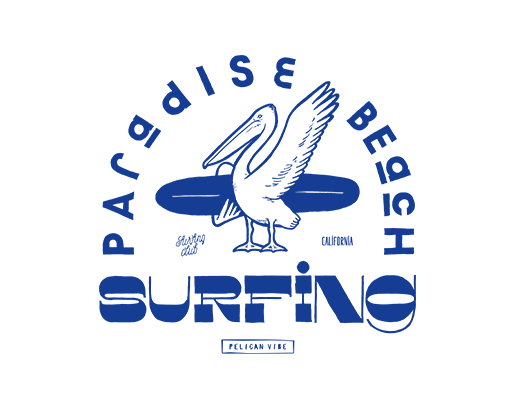 卡通鸟图案手绘小鸟简笔卡通动物男装鸟印花素材冲浪鸟T恤卫衣印花素材