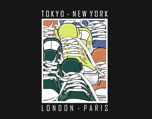 卡通鞋子手绘鞋子板鞋图案男装鞋子印花素材鞋子印花图案男装卫衣印花素材