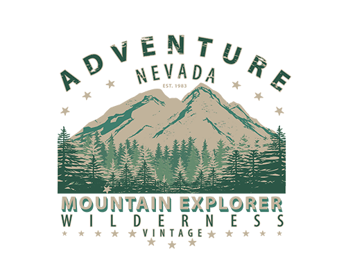 卡通山峰图案手绘山男装风景图案树剪影图案男装印花图案T恤卫衣印花素材