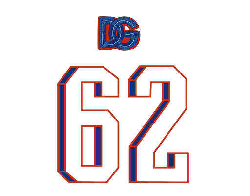 卡通数字字母图案DG英文字母立体英文字母62数字图案篮球号码图案男装印花素材