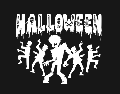 手绘卡通人物剪影卡通骷髅头图案男装涂鸦英文字母男装印花图案卡通男人