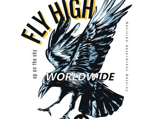 卡通老鹰矢量手绘老鹰卡通鸟英文字母矢量手绘卡通动物飞鹰