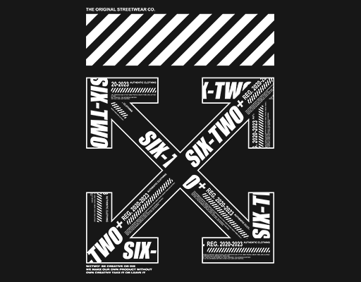 卡通英文字母图案线条图案叉符号印花素材男装文字印花素材