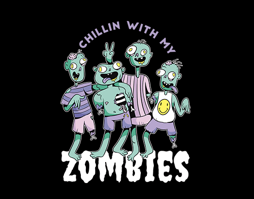 卡通骷髅卡通玩偶图案涂鸦英文字母卡通人物图案男装印花素材