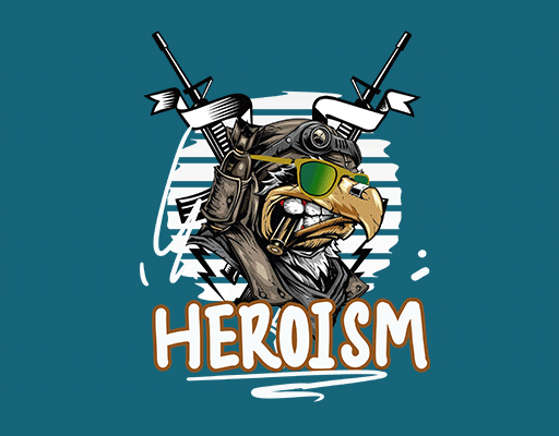 卡通鸟头像卡通动物战斗鸟男装印花素材戴墨镜的鸟图案