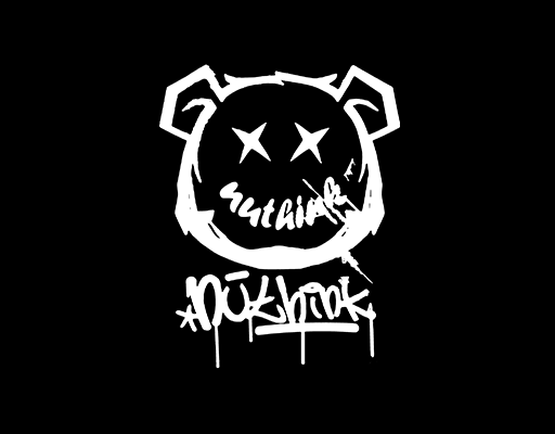 涂鸦熊头男装印花素材卡通动物头像男装卡通头像T恤卫衣图案