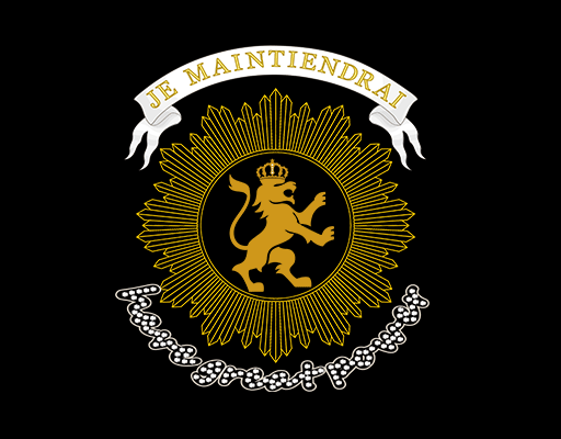 徽章图案男装印花图案卡通狮子图案男装绣花图案飘带