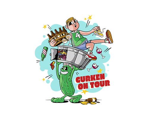 手绘卡通人物卡通男孩图案卡通植物图案男装印花图案运动男孩