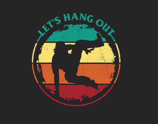 卡通人物剪影图案破碎英文字母男装印花图案圆形图案舞蹈男孩剪影