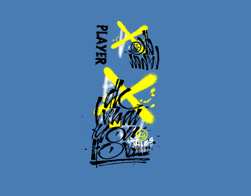 涂鸦英文字母喷溅英文字母男装印花图案T恤卫衣图案