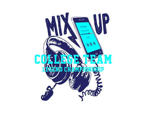 卡通耳机图案破碎英文字母手写英文字母男装印花图案音乐素材