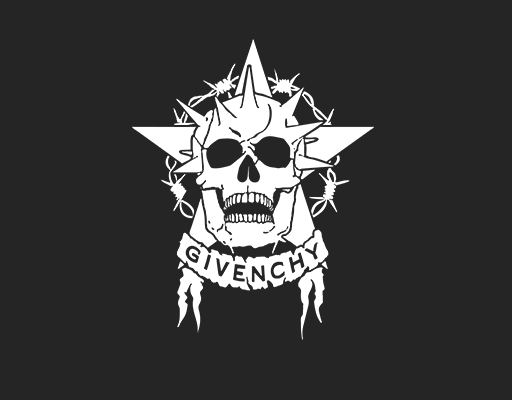 卡通骷髅头图案男装印花素材简笔卡通骷髅欧美印花图案