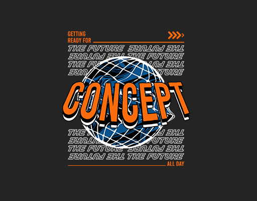 卡通地球图案变形英文字母立体英文字母线条图案男装印花素材