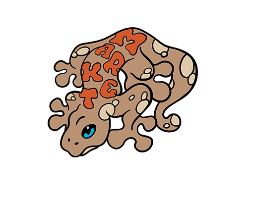 卡通动物图案壁虎图案男装印花素材手绘壁虎